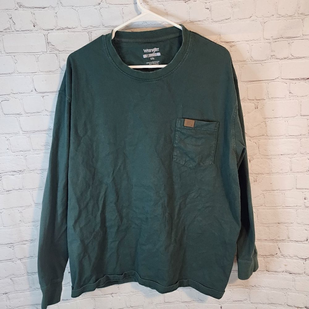 Men's Wrangler "Riggs Workwear" longsleeve shirt, size XXL